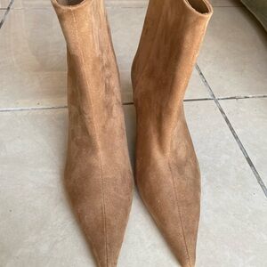 Chic Tan Heeled Boots for Women